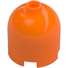 LEGO Oranje Steen 2 x 2 x 1.7 Rond Cilinder met Dome Top (26451 / 30151)