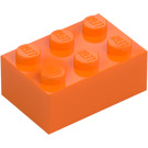 LEGO Orange Stein 2 x 3 (3002)