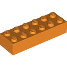 LEGO Oranje Steen 2 x 6 (2456 / 44237)