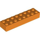 LEGO Orange Brick 2 x 8 (3007 / 93888)