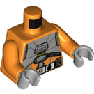 LEGO Oranje Buzz Lightyear in Spacesuit Minifig Torso (973 / 76382)