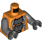 LEGO Oransje Chokun Overkropp (973 / 76382)