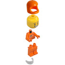 LEGO Orange Classic Spaceman Minifigure