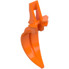 LEGO Orange Claw 2 x 7 x 2.5 with Hinge (76755 / 91347)