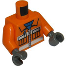 LEGO Orange Construction Worker Minifigure Torse (73403 / 76382)