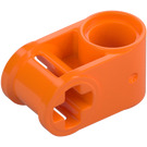 LEGO Oransje Kryss Blokk 90° 1 x 2 (Aksel/Stift) (6536 / 40146)