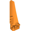LEGO Oranje Gebogen Paneel 5 Links (64681)