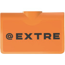 LEGO Orange Curvel Panneau 2 x 3 avec ‘@EXTRE’ Autocollant (71682)