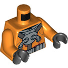 LEGO Orange Deap Sea Diver med Orange Utstyrsel Minifigur Kropp (973 / 76382)