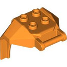 LEGO Orange Design Brick 4 x 3 x 3 with 3.2 Shaft (27167)