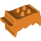 LEGO Orange Design Brick Hair (4997)
