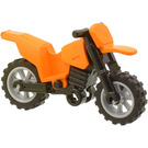 LEGO Dirt Bike with Black Chassis and Medium Stone Gray Wheels (50860)