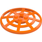 LEGO Orange Dish 6 x 6 Webbed (Quadratischer Halter darunter) (4285 / 30234)