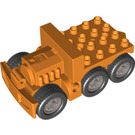 LEGO Orange Duplo Truck Bottom 5 x 9 (47424)