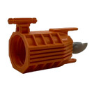 LEGO Orange Electric Motor 1.5V for Floating Boats mit Propellor (48083)