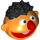 LEGO Orange Ernie minifigure head (70609)