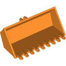 LEGO Oranje Excavator Emmer 8 x 4 met Click Scharnier 2-Finger (47508)