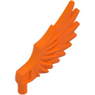 LEGO oranžová Feathered Křídlo (11100)