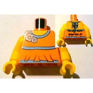 LEGO Oranje Female met Oranje Top (Alpharetta) Torso (973)