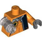LEGO Orange Feuer Arm Torso (973 / 63208)