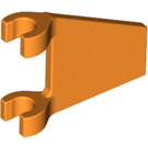 LEGO Orange Flagge 2 x 2 Angled ohne ausgestellten Rand (44676)