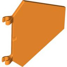 LEGO Orange Flag 5 x 6 Hexagonal with Thin Clips (51000)