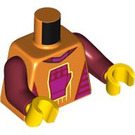 LEGO Oranje Gamer, Female (60388) Minifig Torso (973 / 76382)