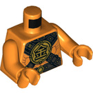 LEGO Oranje Gold Hoorn Minifig Torso (973 / 76382)
