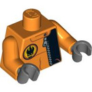 LEGO Orange Gold Zahn Torso (973 / 76382)