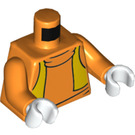 LEGO Orange Goofy Minifig Torso (973 / 76382)