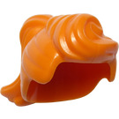 LEGO Orange Cheveux avec Curls et Queue de cheval (13785 / 86220)