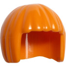 LEGO Oranje Haar met Kort Bob Cut  (27058 / 62711)