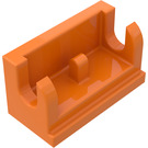 LEGO Orange Scharnier 1 x 2 Base (3937)