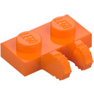 LEGO Oranje Scharnier Plaat 1 x 2 Vergrendelings met Dual Vingers (50340 / 60471)