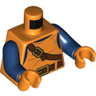 LEGO Oranje Hobgoblin Minifig Torso (973 / 76382)