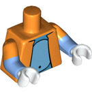LEGO Orange Itchy Minifig Torso (973 / 16360)