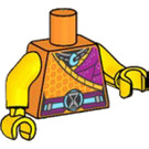 LEGO Oranje Izzie Minifiguur Torso (973)