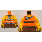 LEGO Orange Lego Brand Store Torso (973)