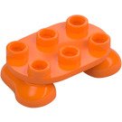 LEGO Orange Legs 2 x 3 with 2 Feet (66859)