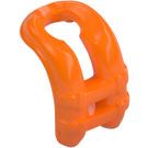 LEGO orange Redningsvest med 2 Straps (Snæver) (24184)