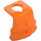 LEGO orange Redningsvest med 2 Straps (Bred) (38781)