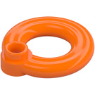 LEGO Orange Lifebuoy mit Hollow Noppe (30340)