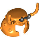 LEGO Orange Lobster Kopf Helm mit Augen (34033)