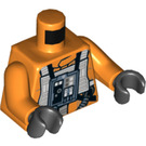 LEGO Orange Luke Skywalker Minifig Torso (76382)