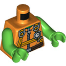 LEGO Orange Michelangelo Jumpsuit Minifig Torse (973 / 76382)