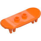 LEGO Oranje Minifiguur Skateboard met Vier Wiel Clips (42511 / 88422)