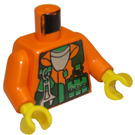 LEGO Oranje Minifig Torso (973 / 73403)