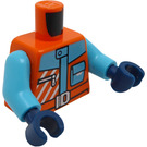 LEGO Pomarańczowy Minifigurka Tułów (973 / 76382)