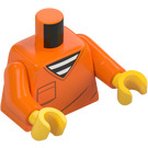 LEGO Orange Minifigur Kropp (973 / 76382)