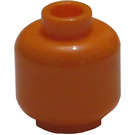 LEGO Orange Minifigure Kopf (Einbau-Vollbolzen) (3274 / 3626)